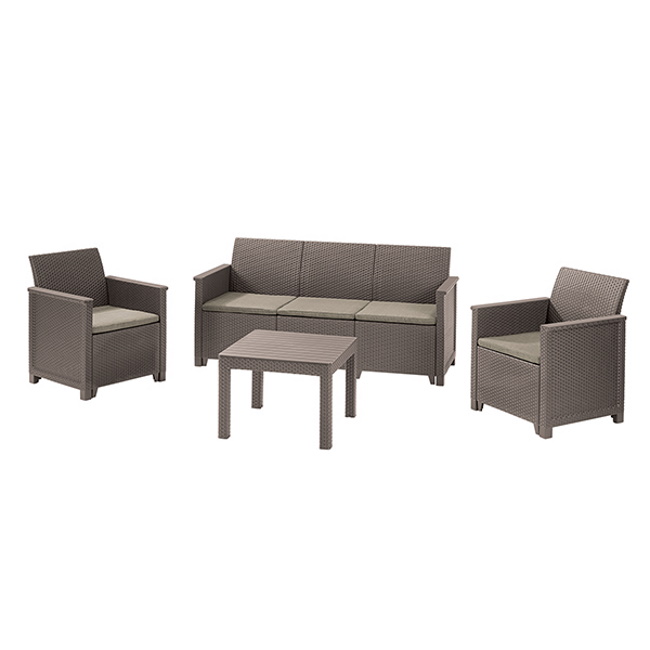 Baštenski set Elodie 3 seater, kapućino CU 246154-1